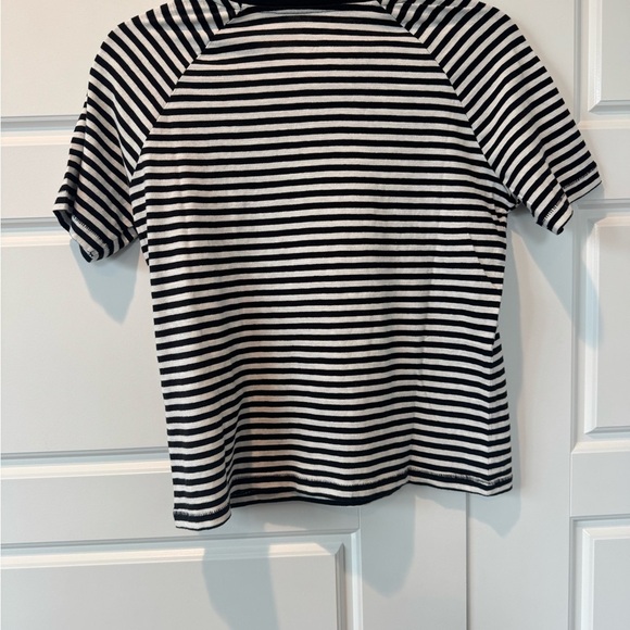 NWT Levi’s Black and White Striped Boxy T-Shirt Womens Size X-Small - Picture 8 of 8